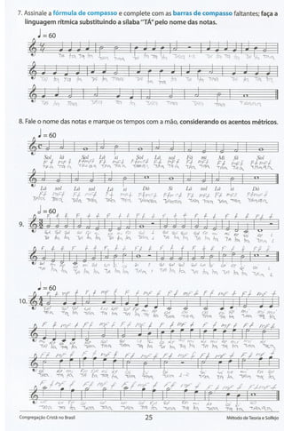 Método de Teoria e Solfejo(Novo Bona)
