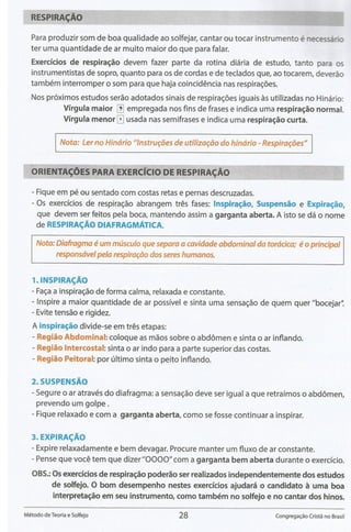 Método de Teoria e Solfejo(Novo Bona)