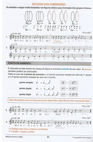 Método de Teoria e Solfejo(Novo Bona)