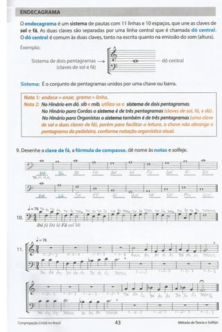 Método de Teoria e Solfejo(Novo Bona)