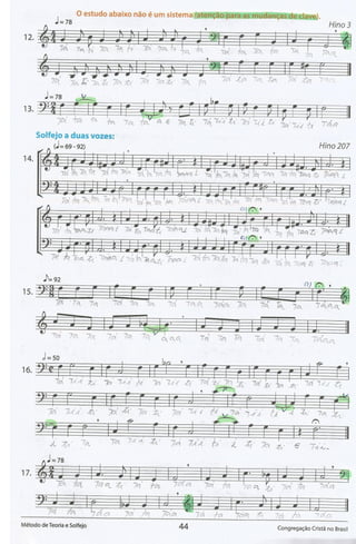 Método de Teoria e Solfejo(Novo Bona)
