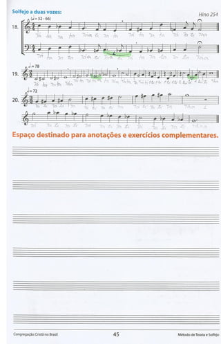 Método de Teoria e Solfejo(Novo Bona)