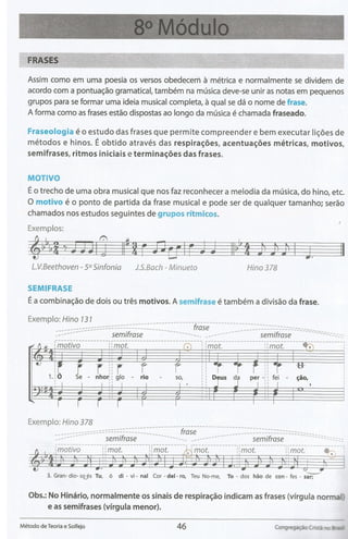 Método de Teoria e Solfejo(Novo Bona)