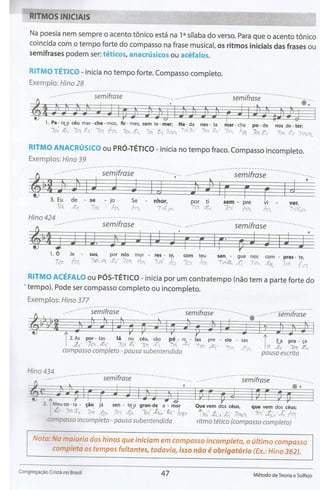 Método de Teoria e Solfejo(Novo Bona)