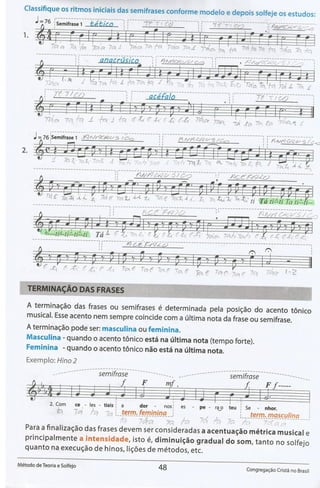 Método de Teoria e Solfejo(Novo Bona)