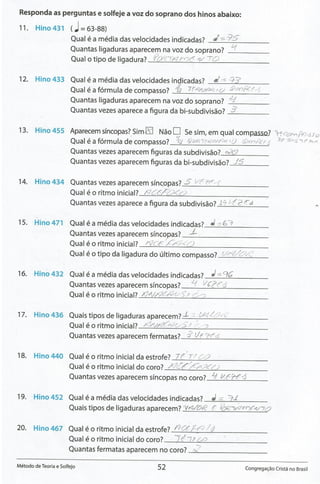 Método de Teoria e Solfejo(Novo Bona)