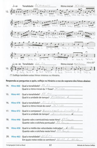 Método de Teoria e Solfejo(Novo Bona)
