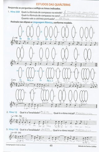 Método de Teoria e Solfejo(Novo Bona)