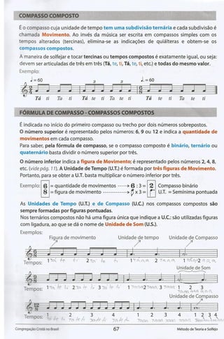 Método de Teoria e Solfejo(Novo Bona)