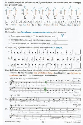 Método de Teoria e Solfejo(Novo Bona)