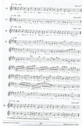 Método de Teoria e Solfejo(Novo Bona)
