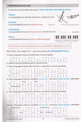 Método de Teoria e Solfejo(Novo Bona)