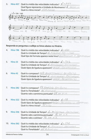 Método de Teoria e Solfejo(Novo Bona)