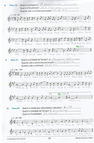 Método de Teoria e Solfejo(Novo Bona)