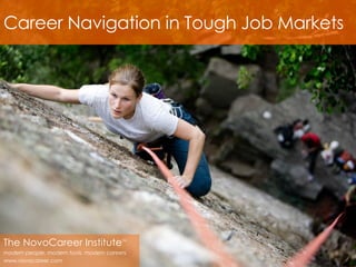 Career Navigation in Tough Job Markets The NovoCareer Institute TM modern people. modern tools. modern careers. www.novocareer.com 