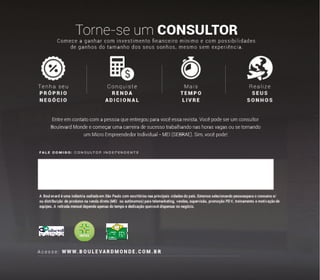 Catalogo atualizado da Boulevard Monde