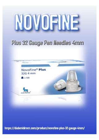 NovoFine Plus 32 Gauge Pen Needles 4mm