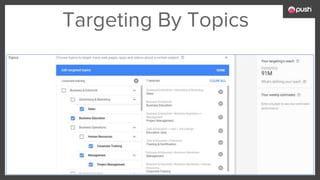 Targeting By Topics
 