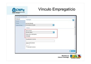 Vínculo Empregatício
 