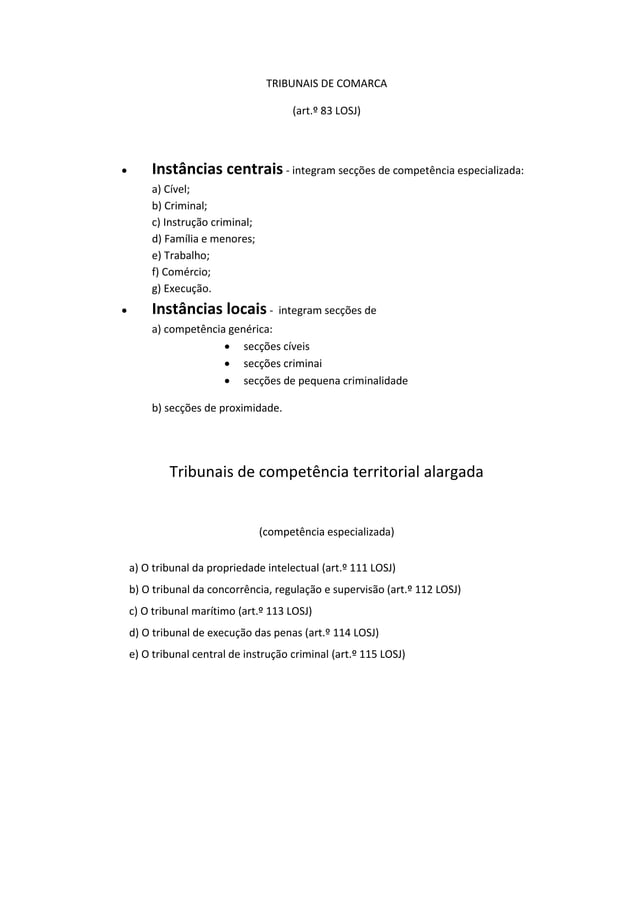 Novo mapa judiciario | PDF