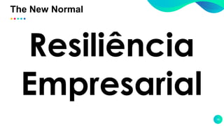 The New Normal
15
Resiliência
Empresarial
 