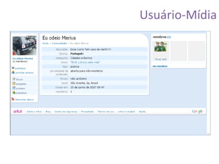 Usuário-Mídia 