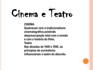 Características e Técnicas“Sleep”“Enigma”“New Man”