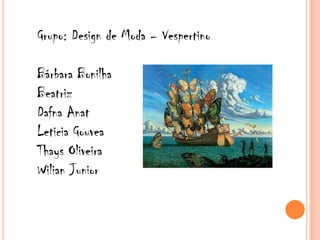 Cinema e TeatroCINEMA  Quebraram com o tradicionalismo cinematográfico,existindo despreocupação total com o enredo e com a história do filme. TeatroNas décadas de 1940 e 1950, os princípios do surrealismo influenciaram o teatro do absurdo.