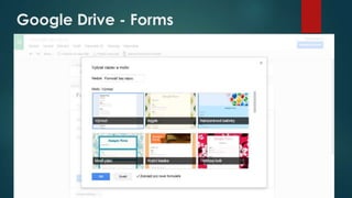 Google Drive - Forms

 