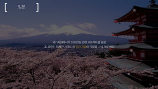 일본
국가차원에서의 3D프린팅 관련 프로젝트를 총괄
3D 프린터 업체인 시메트 등 민간 기업이 역할을 나눠 개발 예정
 