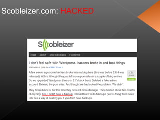 Scobleizer.com: HACKED
 