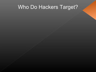 Who Do Hackers Target?
 