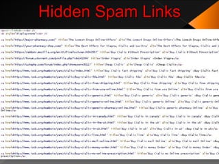 Hidden Spam Links
 