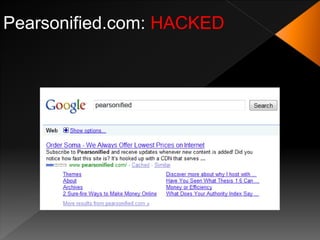 Pearsonified.com: HACKED
 