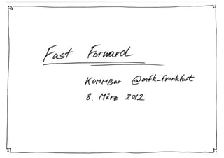 Beschleunigung via Twitter (Input)