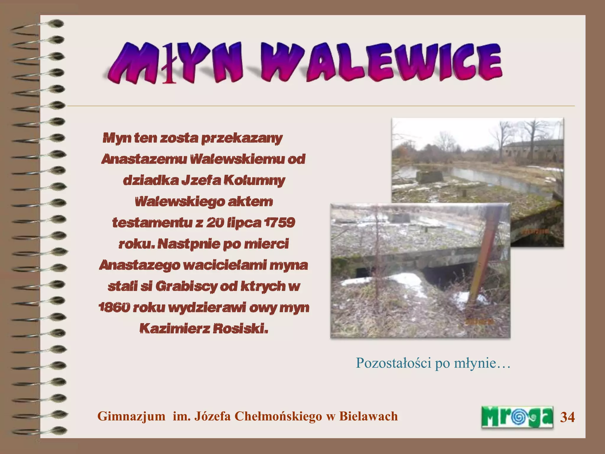 W dolinie rzeki Mrogi | PPTX