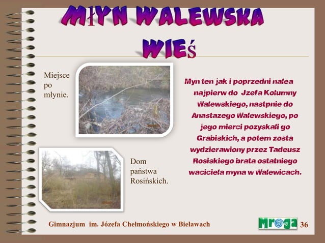 W dolinie rzeki Mrogi | PPTX | Geography | Science