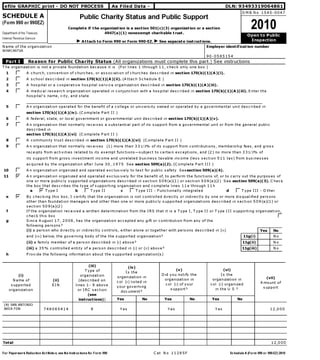 2010 Form 990