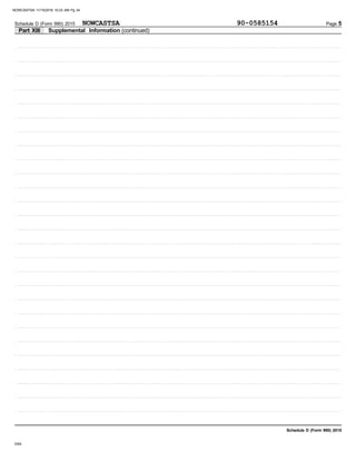 Page 5
Part XIII Supplemental Information (continued)
Schedule D (Form 990) 2015
Schedule D (Form 990) 2015
DAA
. . . . . . . . . . . . . . . . . . . . . . . . . . . . . . . . . . . . . . . . . . . . . . . . . . . . . . . . . . . . . . . . . . . . . . . . . . . . . . . . . . . . . . . . . . . . . . . . . . . . . . . . . . . . . . . . . . . . . . . . . . . . . . . . . . . . . . . . . . . . . . . . . . . . . . . . . . . . . . . . . . . . . .
. . . . . . . . . . . . . . . . . . . . . . . . . . . . . . . . . . . . . . . . . . . . . . . . . . . . . . . . . . . . . . . . . . . . . . . . . . . . . . . . . . . . . . . . . . . . . . . . . . . . . . . . . . . . . . . . . . . . . . . . . . . . . . . . . . . . . . . . . . . . . . . . . . . . . . . . . . . . . . . . . . . . . .
. . . . . . . . . . . . . . . . . . . . . . . . . . . . . . . . . . . . . . . . . . . . . . . . . . . . . . . . . . . . . . . . . . . . . . . . . . . . . . . . . . . . . . . . . . . . . . . . . . . . . . . . . . . . . . . . . . . . . . . . . . . . . . . . . . . . . . . . . . . . . . . . . . . . . . . . . . . . . . . . . . . . . .
. . . . . . . . . . . . . . . . . . . . . . . . . . . . . . . . . . . . . . . . . . . . . . . . . . . . . . . . . . . . . . . . . . . . . . . . . . . . . . . . . . . . . . . . . . . . . . . . . . . . . . . . . . . . . . . . . . . . . . . . . . . . . . . . . . . . . . . . . . . . . . . . . . . . . . . . . . . . . . . . . . . . . .
. . . . . . . . . . . . . . . . . . . . . . . . . . . . . . . . . . . . . . . . . . . . . . . . . . . . . . . . . . . . . . . . . . . . . . . . . . . . . . . . . . . . . . . . . . . . . . . . . . . . . . . . . . . . . . . . . . . . . . . . . . . . . . . . . . . . . . . . . . . . . . . . . . . . . . . . . . . . . . . . . . . . . .
. . . . . . . . . . . . . . . . . . . . . . . . . . . . . . . . . . . . . . . . . . . . . . . . . . . . . . . . . . . . . . . . . . . . . . . . . . . . . . . . . . . . . . . . . . . . . . . . . . . . . . . . . . . . . . . . . . . . . . . . . . . . . . . . . . . . . . . . . . . . . . . . . . . . . . . . . . . . . . . . . . . . . .
. . . . . . . . . . . . . . . . . . . . . . . . . . . . . . . . . . . . . . . . . . . . . . . . . . . . . . . . . . . . . . . . . . . . . . . . . . . . . . . . . . . . . . . . . . . . . . . . . . . . . . . . . . . . . . . . . . . . . . . . . . . . . . . . . . . . . . . . . . . . . . . . . . . . . . . . . . . . . . . . . . . . . .
. . . . . . . . . . . . . . . . . . . . . . . . . . . . . . . . . . . . . . . . . . . . . . . . . . . . . . . . . . . . . . . . . . . . . . . . . . . . . . . . . . . . . . . . . . . . . . . . . . . . . . . . . . . . . . . . . . . . . . . . . . . . . . . . . . . . . . . . . . . . . . . . . . . . . . . . . . . . . . . . . . . . . .
. . . . . . . . . . . . . . . . . . . . . . . . . . . . . . . . . . . . . . . . . . . . . . . . . . . . . . . . . . . . . . . . . . . . . . . . . . . . . . . . . . . . . . . . . . . . . . . . . . . . . . . . . . . . . . . . . . . . . . . . . . . . . . . . . . . . . . . . . . . . . . . . . . . . . . . . . . . . . . . . . . . . . .
. . . . . . . . . . . . . . . . . . . . . . . . . . . . . . . . . . . . . . . . . . . . . . . . . . . . . . . . . . . . . . . . . . . . . . . . . . . . . . . . . . . . . . . . . . . . . . . . . . . . . . . . . . . . . . . . . . . . . . . . . . . . . . . . . . . . . . . . . . . . . . . . . . . . . . . . . . . . . . . . . . . . . .
. . . . . . . . . . . . . . . . . . . . . . . . . . . . . . . . . . . . . . . . . . . . . . . . . . . . . . . . . . . . . . . . . . . . . . . . . . . . . . . . . . . . . . . . . . . . . . . . . . . . . . . . . . . . . . . . . . . . . . . . . . . . . . . . . . . . . . . . . . . . . . . . . . . . . . . . . . . . . . . . . . . . . .
. . . . . . . . . . . . . . . . . . . . . . . . . . . . . . . . . . . . . . . . . . . . . . . . . . . . . . . . . . . . . . . . . . . . . . . . . . . . . . . . . . . . . . . . . . . . . . . . . . . . . . . . . . . . . . . . . . . . . . . . . . . . . . . . . . . . . . . . . . . . . . . . . . . . . . . . . . . . . . . . . . . . . .
. . . . . . . . . . . . . . . . . . . . . . . . . . . . . . . . . . . . . . . . . . . . . . . . . . . . . . . . . . . . . . . . . . . . . . . . . . . . . . . . . . . . . . . . . . . . . . . . . . . . . . . . . . . . . . . . . . . . . . . . . . . . . . . . . . . . . . . . . . . . . . . . . . . . . . . . . . . . . . . . . . . . . .
. . . . . . . . . . . . . . . . . . . . . . . . . . . . . . . . . . . . . . . . . . . . . . . . . . . . . . . . . . . . . . . . . . . . . . . . . . . . . . . . . . . . . . . . . . . . . . . . . . . . . . . . . . . . . . . . . . . . . . . . . . . . . . . . . . . . . . . . . . . . . . . . . . . . . . . . . . . . . . . . . . . . . .
. . . . . . . . . . . . . . . . . . . . . . . . . . . . . . . . . . . . . . . . . . . . . . . . . . . . . . . . . . . . . . . . . . . . . . . . . . . . . . . . . . . . . . . . . . . . . . . . . . . . . . . . . . . . . . . . . . . . . . . . . . . . . . . . . . . . . . . . . . . . . . . . . . . . . . . . . . . . . . . . . . . . . .
. . . . . . . . . . . . . . . . . . . . . . . . . . . . . . . . . . . . . . . . . . . . . . . . . . . . . . . . . . . . . . . . . . . . . . . . . . . . . . . . . . . . . . . . . . . . . . . . . . . . . . . . . . . . . . . . . . . . . . . . . . . . . . . . . . . . . . . . . . . . . . . . . . . . . . . . . . . . . . . . . . . . . .
. . . . . . . . . . . . . . . . . . . . . . . . . . . . . . . . . . . . . . . . . . . . . . . . . . . . . . . . . . . . . . . . . . . . . . . . . . . . . . . . . . . . . . . . . . . . . . . . . . . . . . . . . . . . . . . . . . . . . . . . . . . . . . . . . . . . . . . . . . . . . . . . . . . . . . . . . . . . . . . . . . . . . .
. . . . . . . . . . . . . . . . . . . . . . . . . . . . . . . . . . . . . . . . . . . . . . . . . . . . . . . . . . . . . . . . . . . . . . . . . . . . . . . . . . . . . . . . . . . . . . . . . . . . . . . . . . . . . . . . . . . . . . . . . . . . . . . . . . . . . . . . . . . . . . . . . . . . . . . . . . . . . . . . . . . . . .
. . . . . . . . . . . . . . . . . . . . . . . . . . . . . . . . . . . . . . . . . . . . . . . . . . . . . . . . . . . . . . . . . . . . . . . . . . . . . . . . . . . . . . . . . . . . . . . . . . . . . . . . . . . . . . . . . . . . . . . . . . . . . . . . . . . . . . . . . . . . . . . . . . . . . . . . . . . . . . . . . . . . . .
. . . . . . . . . . . . . . . . . . . . . . . . . . . . . . . . . . . . . . . . . . . . . . . . . . . . . . . . . . . . . . . . . . . . . . . . . . . . . . . . . . . . . . . . . . . . . . . . . . . . . . . . . . . . . . . . . . . . . . . . . . . . . . . . . . . . . . . . . . . . . . . . . . . . . . . . . . . . . . . . . . . . . .
. . . . . . . . . . . . . . . . . . . . . . . . . . . . . . . . . . . . . . . . . . . . . . . . . . . . . . . . . . . . . . . . . . . . . . . . . . . . . . . . . . . . . . . . . . . . . . . . . . . . . . . . . . . . . . . . . . . . . . . . . . . . . . . . . . . . . . . . . . . . . . . . . . . . . . . . . . . . . . . . . . . . . .
. . . . . . . . . . . . . . . . . . . . . . . . . . . . . . . . . . . . . . . . . . . . . . . . . . . . . . . . . . . . . . . . . . . . . . . . . . . . . . . . . . . . . . . . . . . . . . . . . . . . . . . . . . . . . . . . . . . . . . . . . . . . . . . . . . . . . . . . . . . . . . . . . . . . . . . . . . . . . . . . . . . . . .
. . . . . . . . . . . . . . . . . . . . . . . . . . . . . . . . . . . . . . . . . . . . . . . . . . . . . . . . . . . . . . . . . . . . . . . . . . . . . . . . . . . . . . . . . . . . . . . . . . . . . . . . . . . . . . . . . . . . . . . . . . . . . . . . . . . . . . . . . . . . . . . . . . . . . . . . . . . . . . . . . . . . . .
. . . . . . . . . . . . . . . . . . . . . . . . . . . . . . . . . . . . . . . . . . . . . . . . . . . . . . . . . . . . . . . . . . . . . . . . . . . . . . . . . . . . . . . . . . . . . . . . . . . . . . . . . . . . . . . . . . . . . . . . . . . . . . . . . . . . . . . . . . . . . . . . . . . . . . . . . . . . . . . . . . . . . .
. . . . . . . . . . . . . . . . . . . . . . . . . . . . . . . . . . . . . . . . . . . . . . . . . . . . . . . . . . . . . . . . . . . . . . . . . . . . . . . . . . . . . . . . . . . . . . . . . . . . . . . . . . . . . . . . . . . . . . . . . . . . . . . . . . . . . . . . . . . . . . . . . . . . . . . . . . . . . . . . . . . . . .
. . . . . . . . . . . . . . . . . . . . . . . . . . . . . . . . . . . . . . . . . . . . . . . . . . . . . . . . . . . . . . . . . . . . . . . . . . . . . . . . . . . . . . . . . . . . . . . . . . . . . . . . . . . . . . . . . . . . . . . . . . . . . . . . . . . . . . . . . . . . . . . . . . . . . . . . . . . . . . . . . . . . . .
. . . . . . . . . . . . . . . . . . . . . . . . . . . . . . . . . . . . . . . . . . . . . . . . . . . . . . . . . . . . . . . . . . . . . . . . . . . . . . . . . . . . . . . . . . . . . . . . . . . . . . . . . . . . . . . . . . . . . . . . . . . . . . . . . . . . . . . . . . . . . . . . . . . . . . . . . . . . . . . . . . . . . .
NOWCASTSA 90-0585154
NOWCASTSA 11/15/2016 10:23 AM Pg 34
 