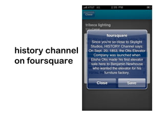 history channel
on foursquare
 
