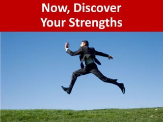 Now, Discover
Your Strengths
 