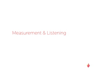 Measurement & Listening
 