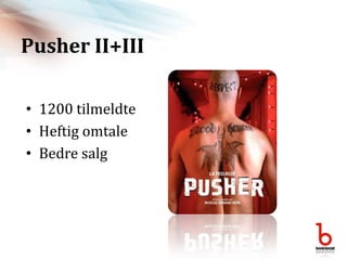 Pusher II+III1200 tilmeldteHeftig omtaleBedre salg 