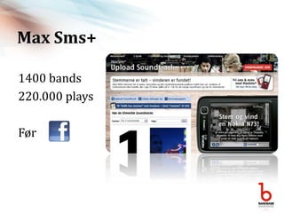 Max Sms+	1400 bands	220.000 plays	Før