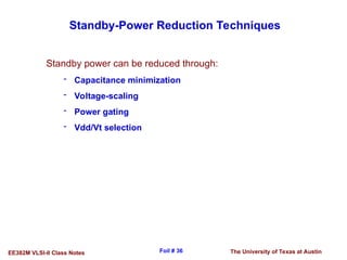 Circuit design for low power from IBM austin lab | PPT