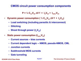 Circuit design for low power from IBM austin lab | PPT