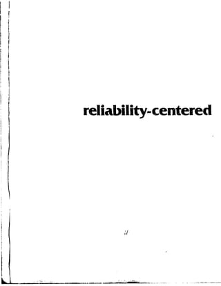 reliability-centered
 