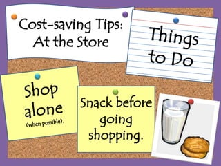 Now Serving: Cost Saving Tips | PPTX