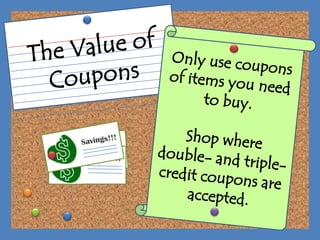 Now Serving: Grocery Shopping Tips | PPTX