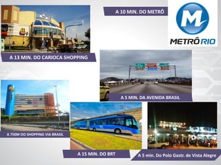 A 5 min. Do Polo Gastr. de Vista Alegre
 